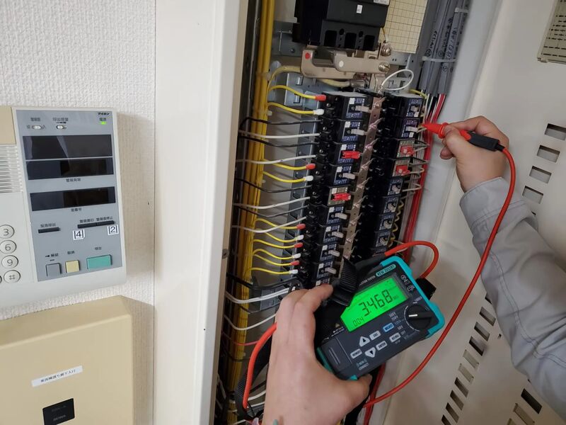 マンション 非常灯交換工事