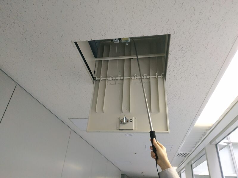 排煙口 風量測定