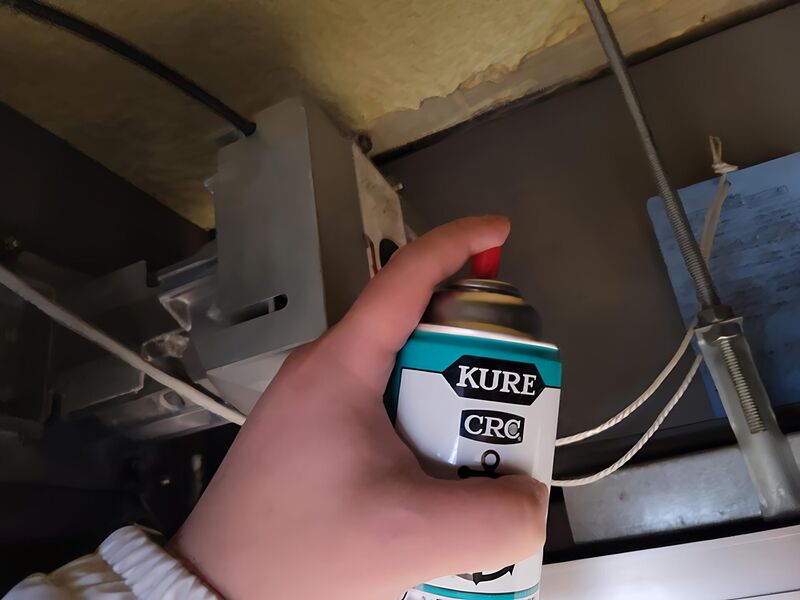防火シャッター機構部 メンテナンス